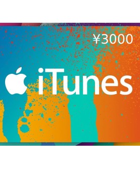 iTunes JPY 3000 Card JP Key 